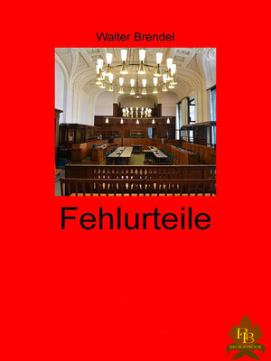 cover image of Fehlurteile